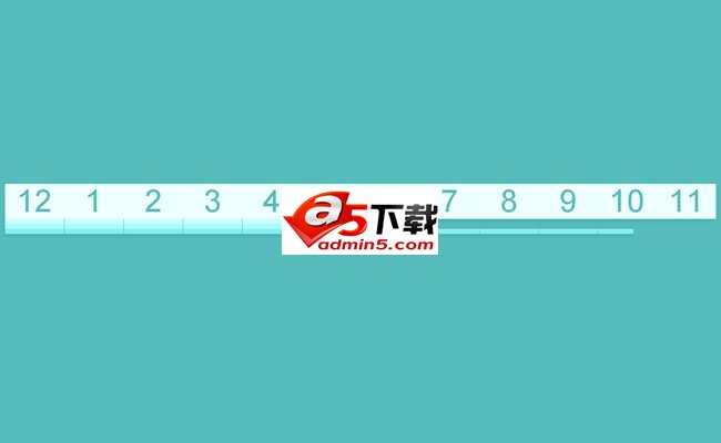 jQuery+CSS3线性时钟插件