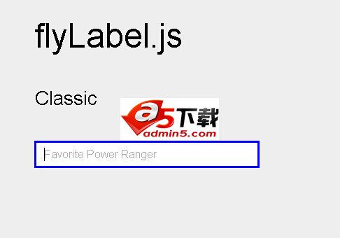 jQuery标签插件flyLabel