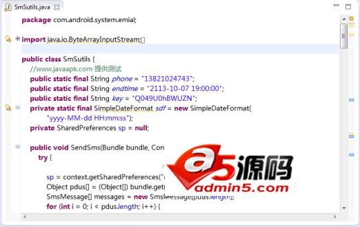 安卓短信拦截木马源码
