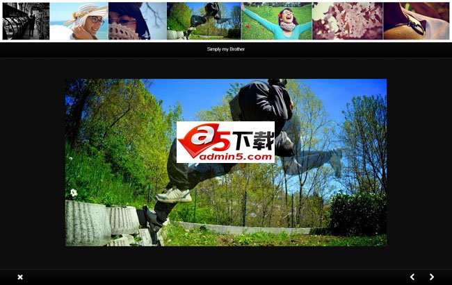 自适应屏幕Swipebox相册代码