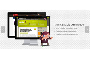 jquery+css3动画幻灯片代码