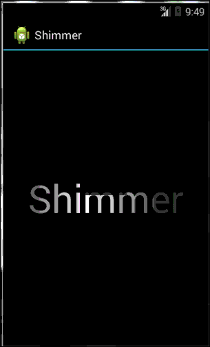 闪闪发光字体效果