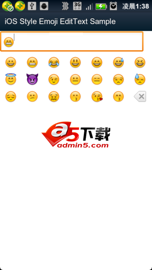 IOS风格的Emoji表情源码