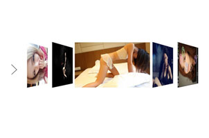 jquery点击斜切图片展开动画效果