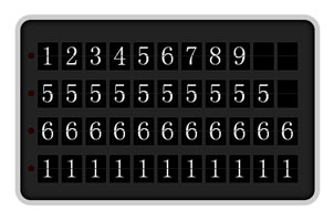 jquery类似车站班次显示屏插件