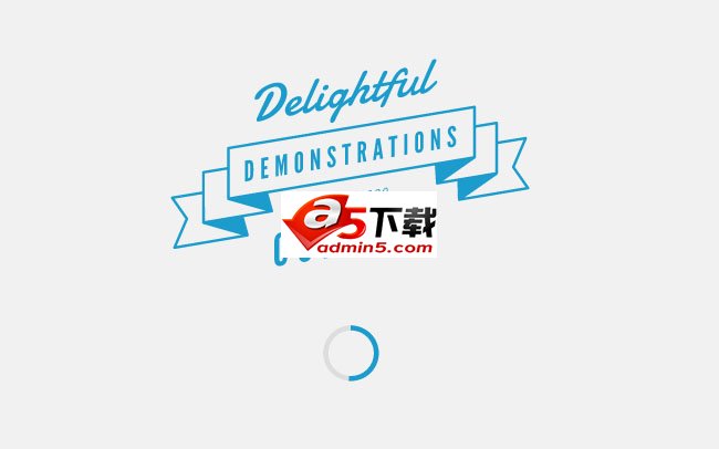 2款页面预加载进度动画效果