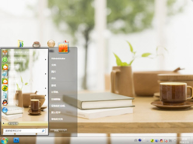 品茶情电脑主题