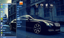 豪车宾利电脑主题 win7版