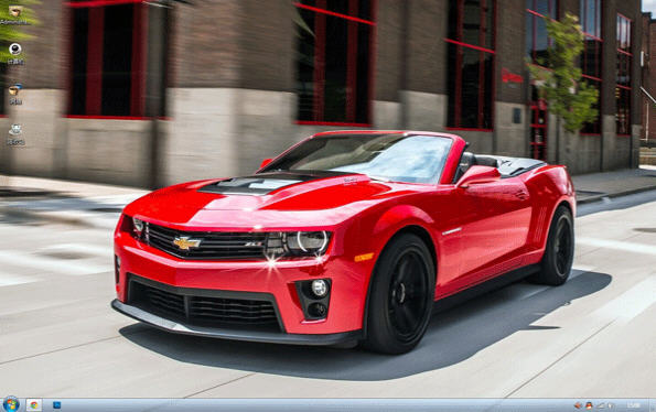 雪佛兰科迈罗win7主题