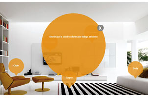 jquery+css3图像标注悬浮说明