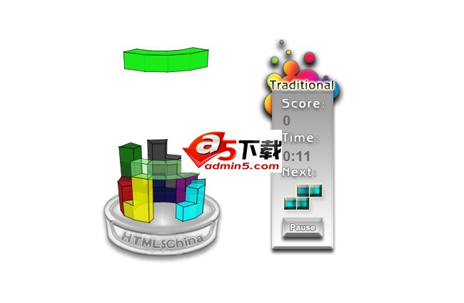 html5俄罗斯方块游戏代码