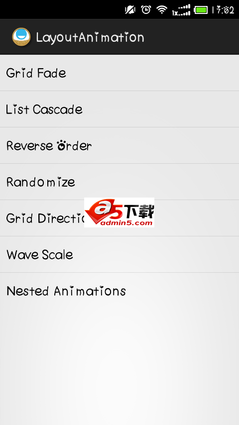 切换的动画Animation效果特效