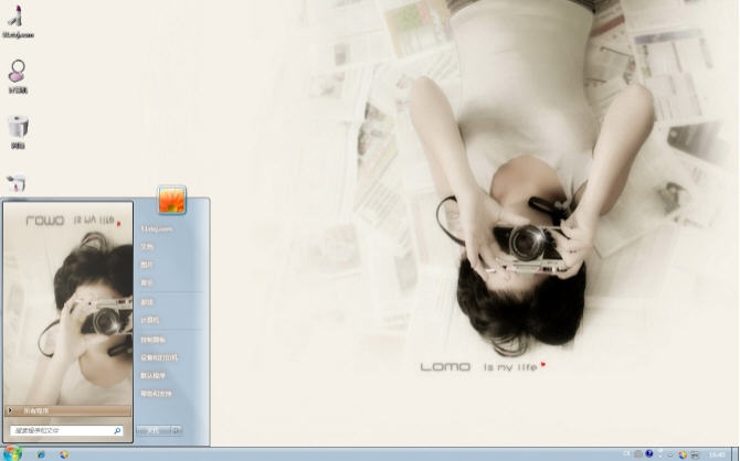 lomo唯美桌面主题 win7版