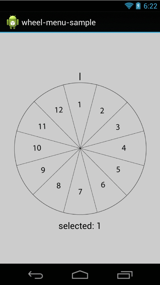圆盘选择器源码