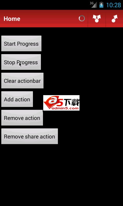 操作栏导航源码