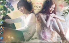 爱情雨电脑主题 win7版