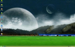 太空漫步电脑主题 xp版