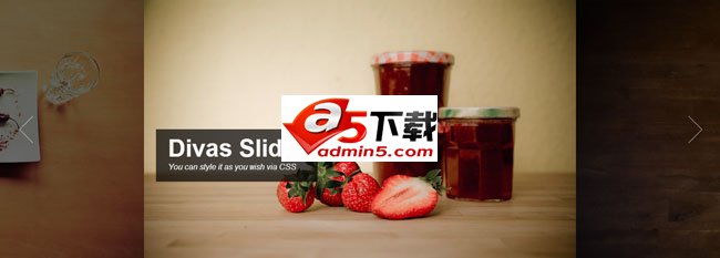  jQuery带左右箭头宽屏幻灯片