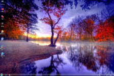 唯美秋天景色电脑主题 win7版