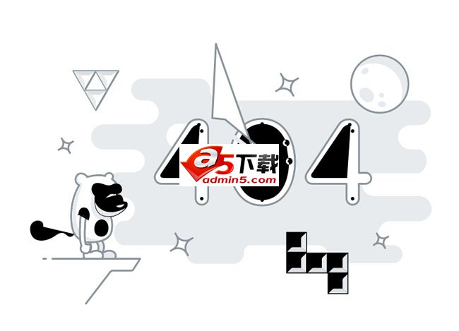 HTML5单页创意404错误页面模板