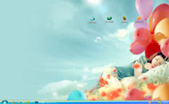 蓝天梦想电脑主题 xp版