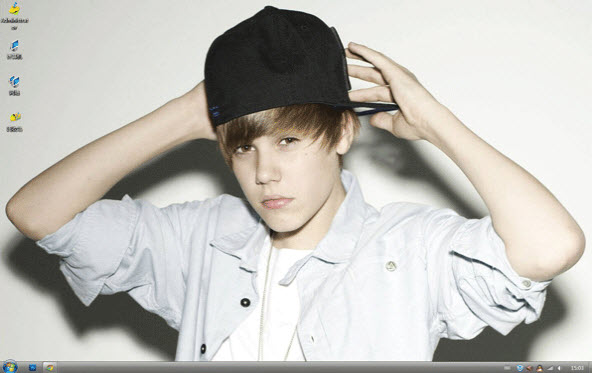 贾斯丁比伯帅气电脑主题