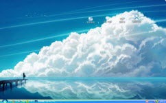 蔚蓝天空电脑主题 xp版