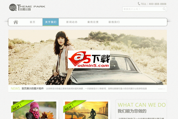 wordpress淡色调百搭主题