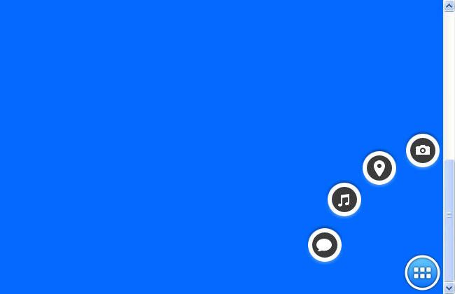 zepto手机端固定层图标导航菜单