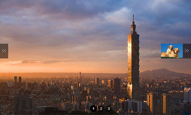 JQuery带缩略图图片左右滑动切换