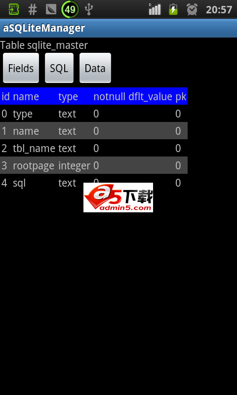 Android SqliteManager 源码