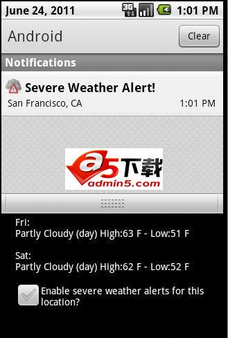 天气提醒程序源码
