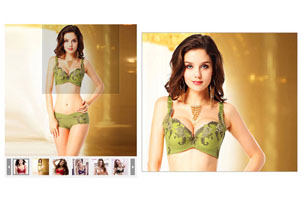 jQuery网站商品图片放大镜效果