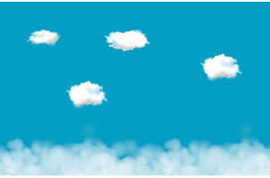 jQuery+css3制作飘动的云动画特效