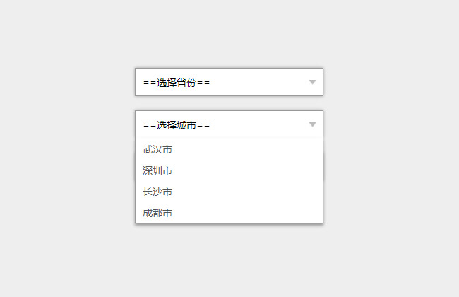 JQuery结合UL标签下拉框美化