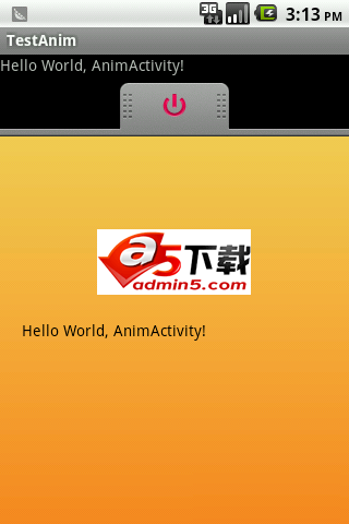 系统主界面下方的小按钮滑动效果