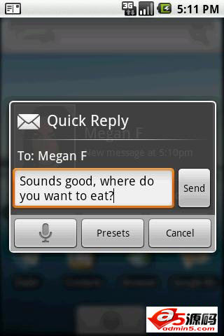 SMSPopup速读短信源码下载