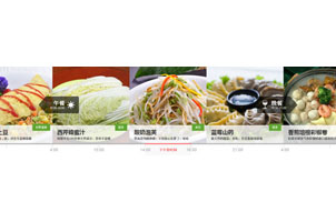 jQuery带时间轴美食网站焦点图代码