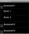 Android expandableList扩展列表