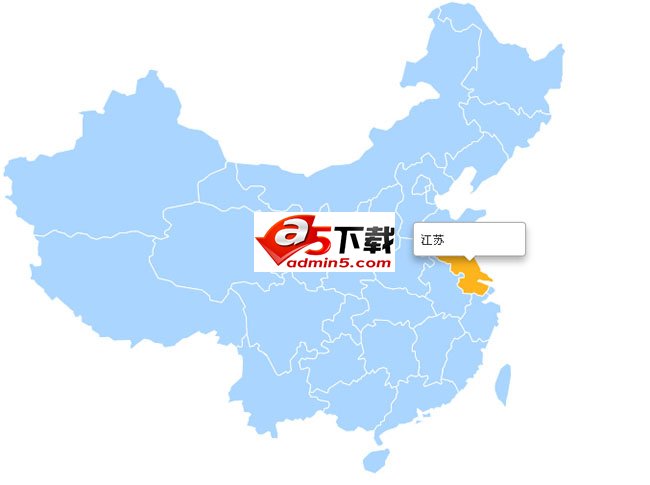 SVG地图组件