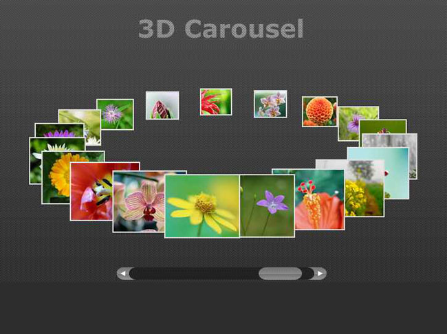 3D旋转木马图片展示效果代码