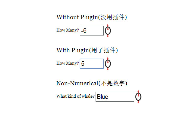 jQuery鼠标滚动设置input值代码