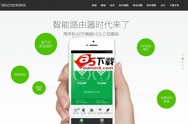 jQuery 360安全路由全屏滑动切换