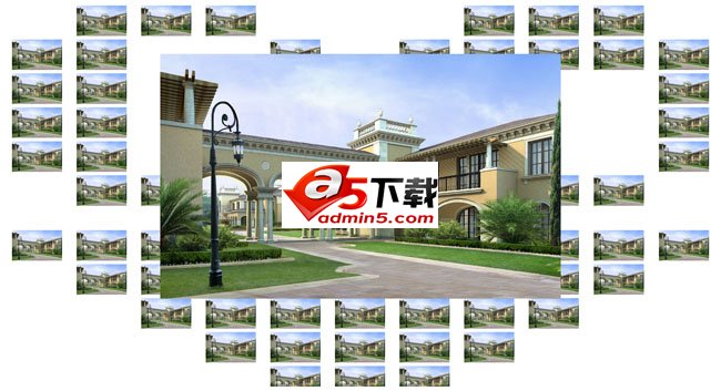 jQuery自动播放的照片墙特效