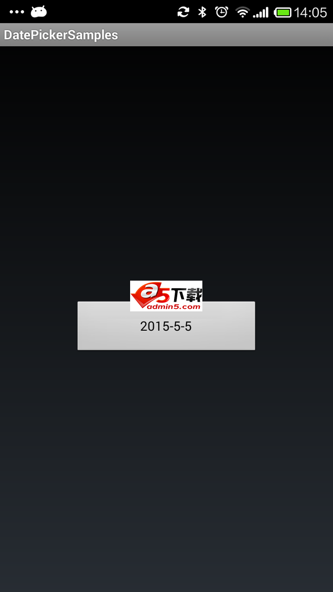 自定义日期选择Dialog模式