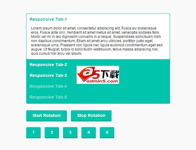 支持移动端电脑端TAB选项卡切换