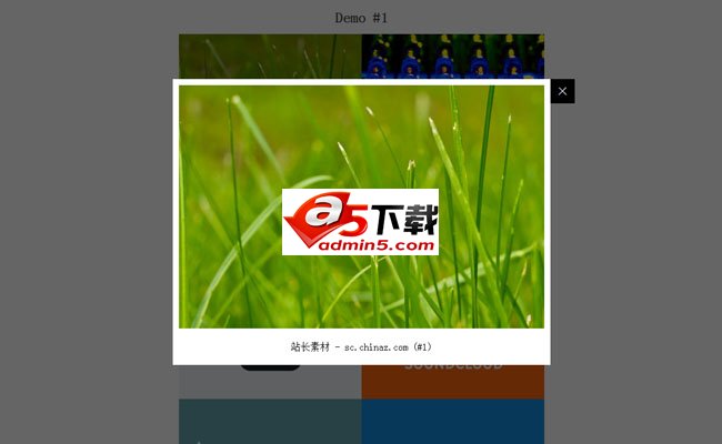 支持弹出图片视频jQuery插件