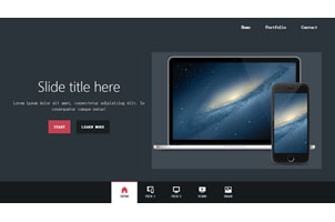 带小图标jQuery图片切换特效