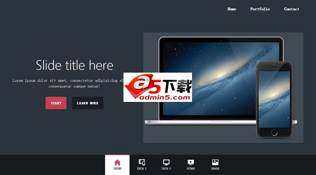 带小图标jQuery图片切换特效