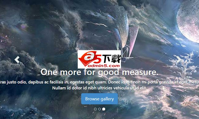 bootstrup3全屏切换幻灯片代码